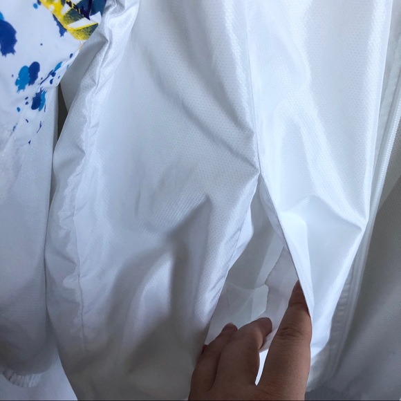 Equipment sporty white bomber jacket size M - Picture 7 of 11